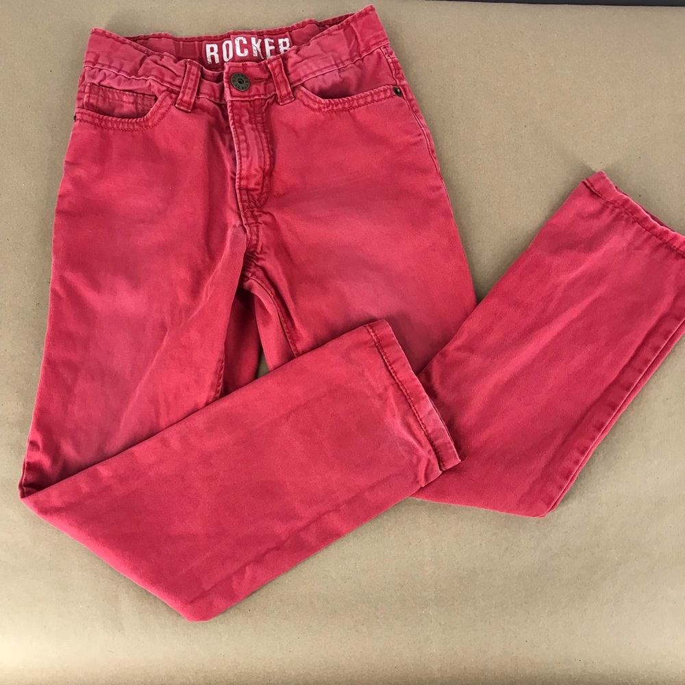 Red Rocker Skinny Jeans crazy 8 Boys Size 7